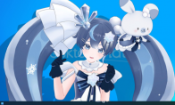 《桌面伴侣》新DLC雪未来发布 冰雪装初音登场
