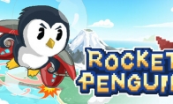 2D飞行动作游戏《火箭企鹅》Steam页面 2025年发售