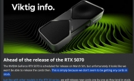 RTX 5070也要抢吗！大型零售商声称完全没货