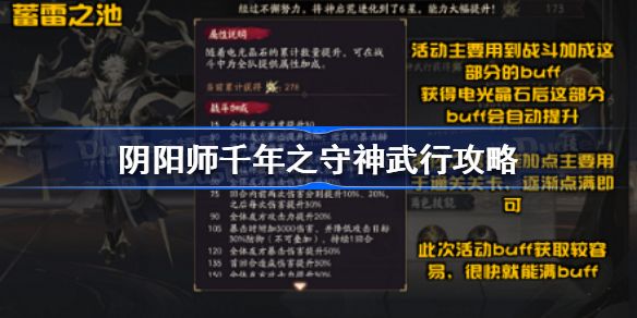 阴阳师千年之守神武行活动介绍-千年之守神武行活动攻略一览